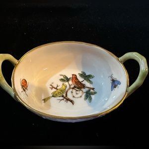 Herend small bird basket